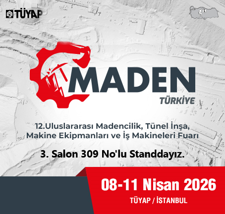 TÜYAP MADEN FUARINDA YERİMİZİ ALDIK